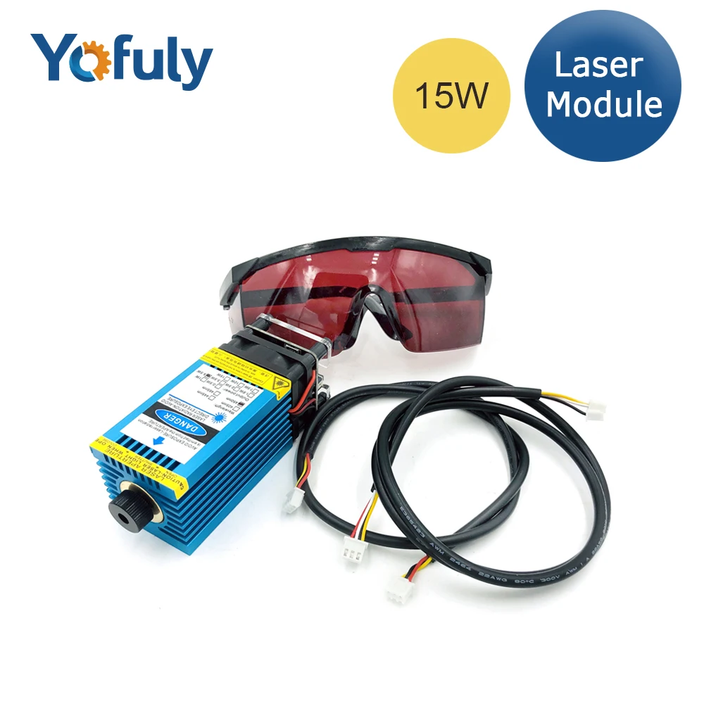 Лазерный модуль с ЧПУ регулируемый синий лазерный 15 Вт 33 мм 2500 мвт 5500 МВт лазерная