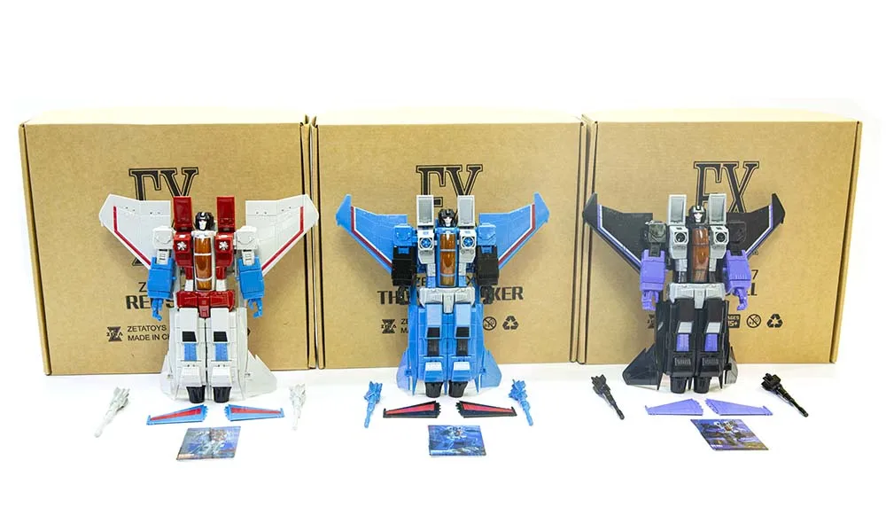Новые игрушки-Трансформеры Робот Зета игрушки EX-15 starcry EX-16 Thundercracker EX-17 Skywarp MP