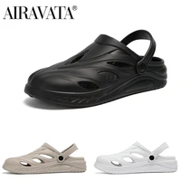 airavata men sandals wading beach flip flops breathable leisure sandals garden shoes flat heel comfortable slippers male summer