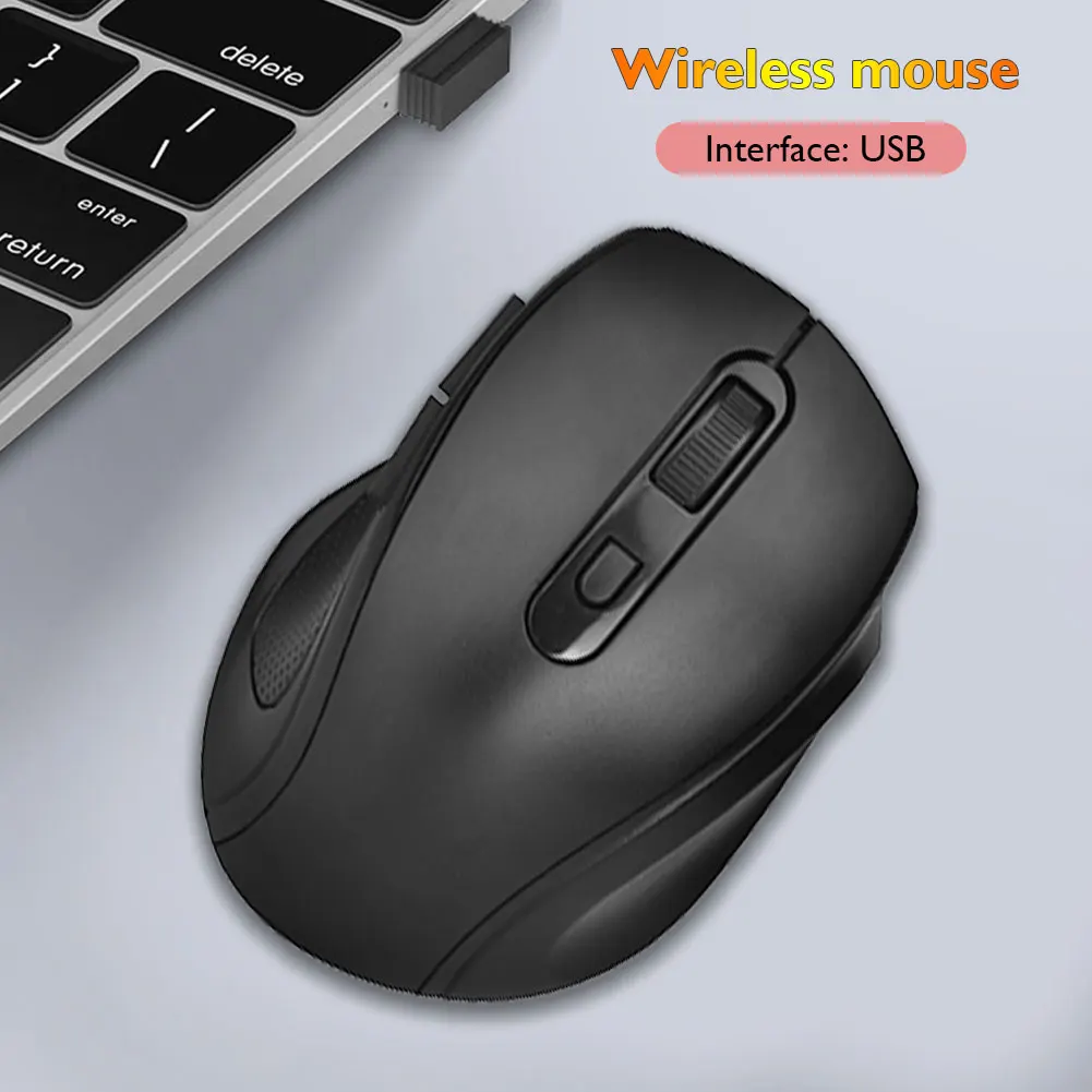 

2.4GHz USB Wireless Mouse 1600DPI Computer Silent Mouse LED Backlit Ergonomic Gaming Noiseless Mice For PC Laptop