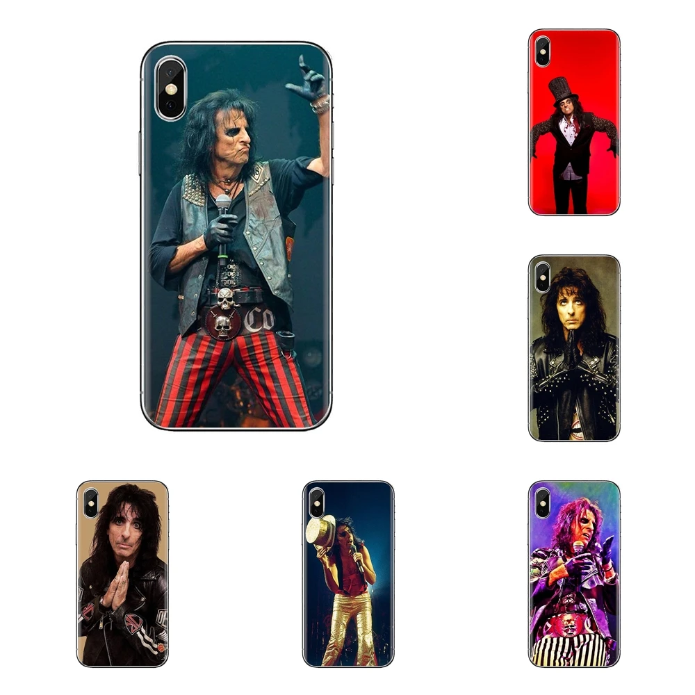 Мягкий корпус тяжелый металлический ремешок Alice Cooper для sony Xperia Z Z1 Z2 Z3 Z5 compact M2 M4 M5 E3