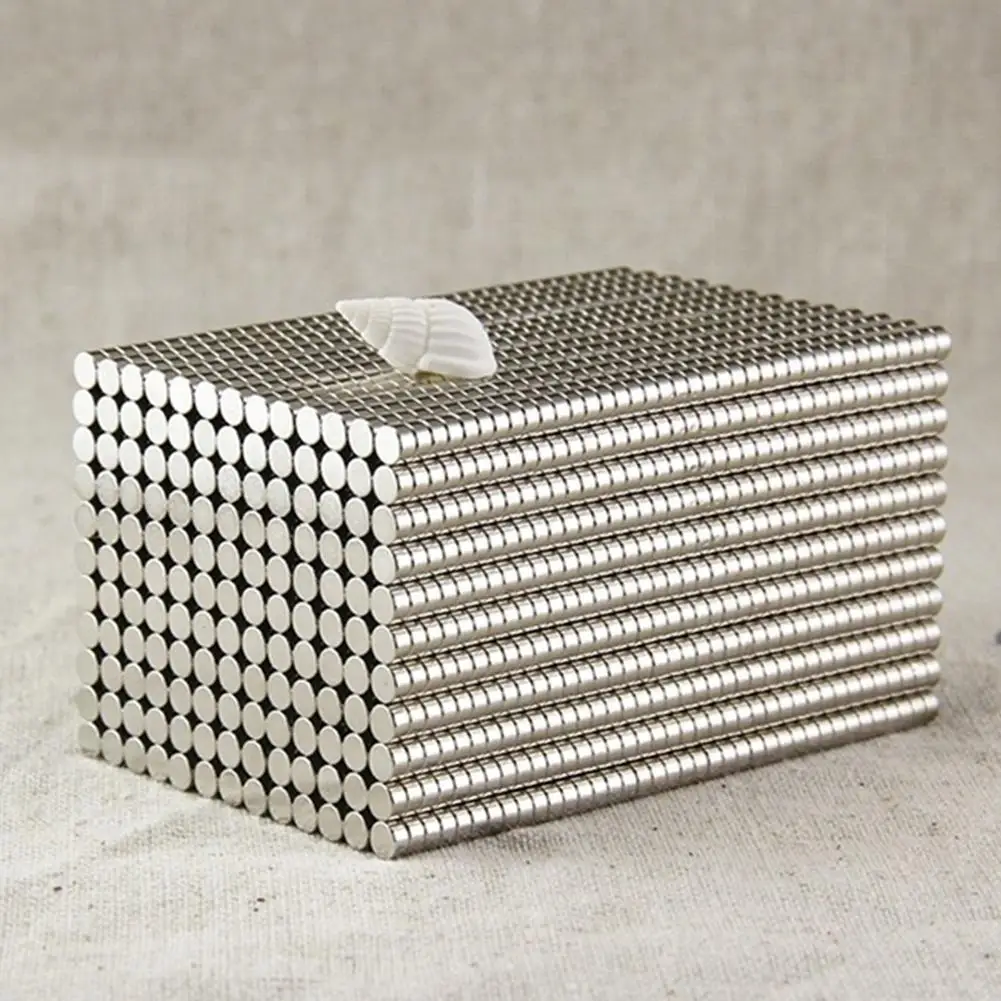 NEODIMIO de tierras raras de forma redonda, im&aacute;n de neodimio NdFeB s&uacute;per fuerte, 50 Uds., 4x2mm-1