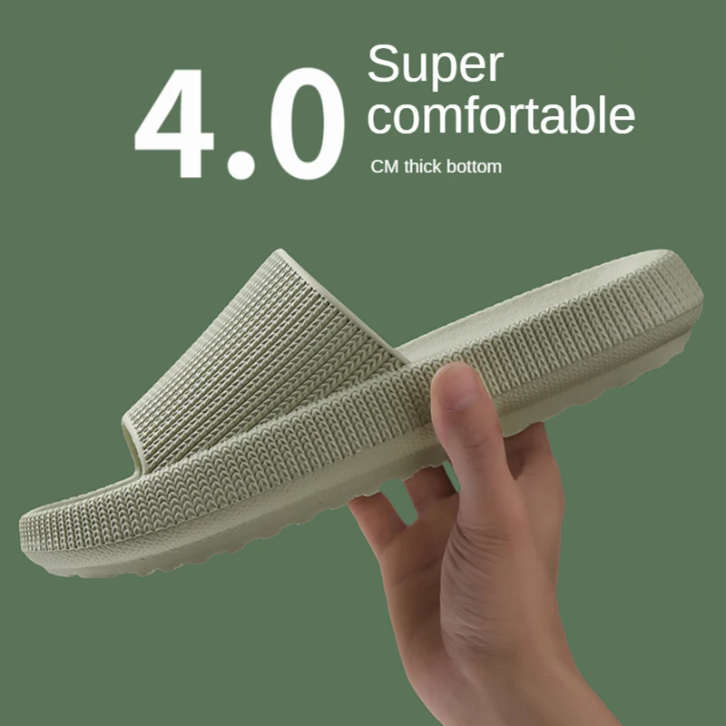 

Unisex Home Slippers Summer Indoor Floor Non-slip Slippers Couple Family Women and Men Hotel Bathroom Bath Beach Sandal Slippers