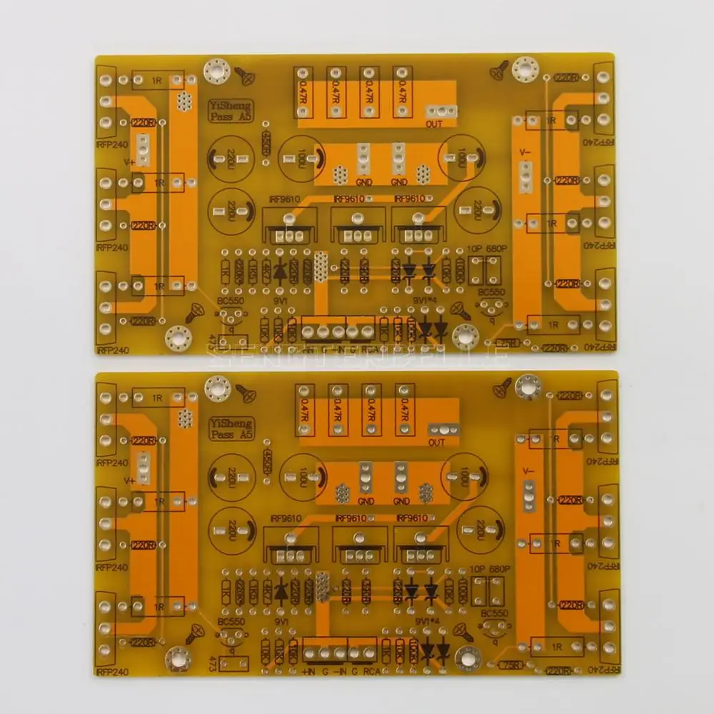 

1 Pair PASS A5 Single-Ended Class A Power Amplifier Board PCB Supports Balanced & Unbalanced Input