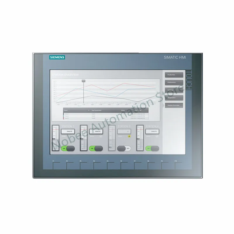 SIEMENS HMI 12 дюймов SIMATIC KTP1200 основные 6AV2123 2MA03 0AX0(PROFIBUS DP) 2MB03 0AX0(PROFINET)|Детали и