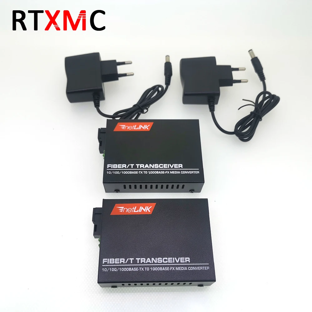 1 пары HTB GS гигабитный волоконно оптический медиаконвертер 10/100/1000 Мбит/с