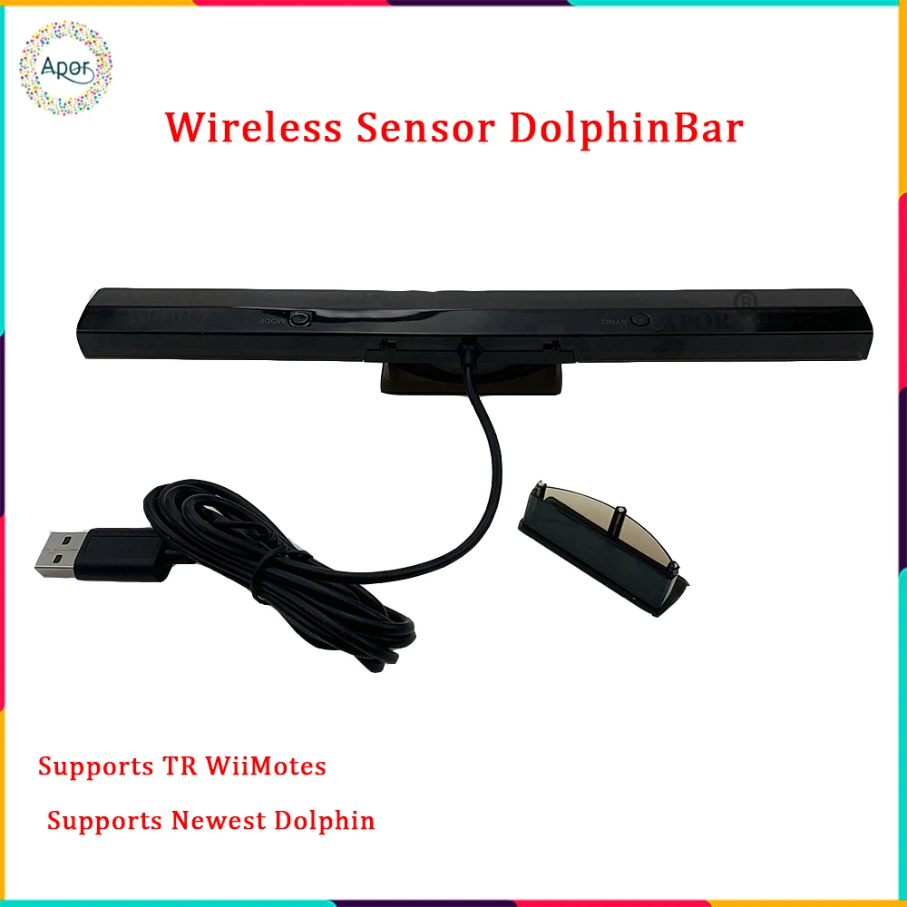 

2021 New for MayFlash Sensor DolphinBar for Wii Remote Wireless Game Controller for Windows PC Bluetooth-Competable for GC
