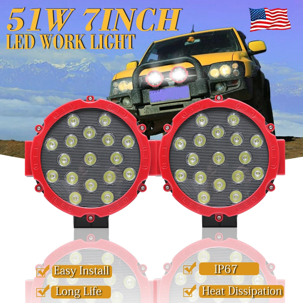 FDCHT внедорожный светодиодный светильник бар 4x4 автомобильный 12 В рабочий для