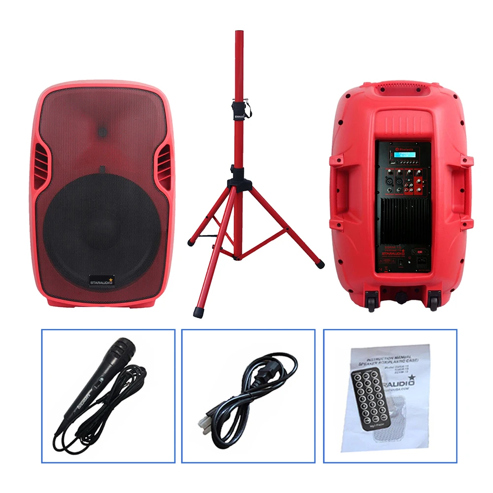 STARAUDIO 3500 Вт 15 &quotPA Powered Active DJ Bluetooth акустическая система аудио спикер для сцены