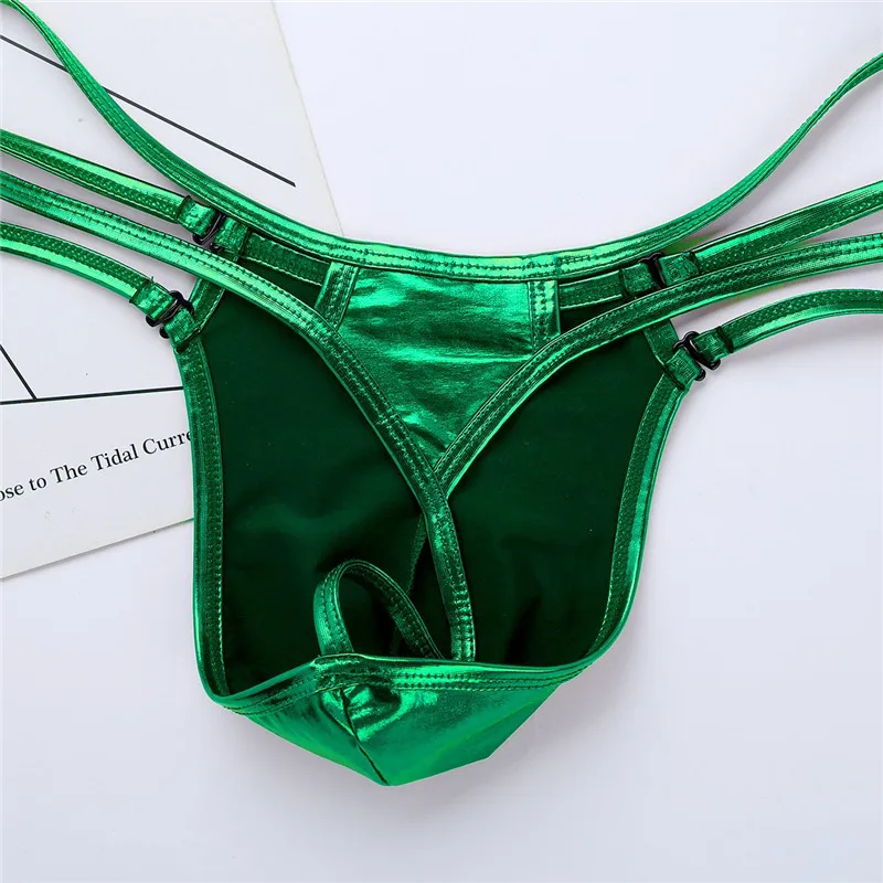 Экзотическое женское белье мужское нижнее Wetlook вечерние латексные трусы Homme Bulge