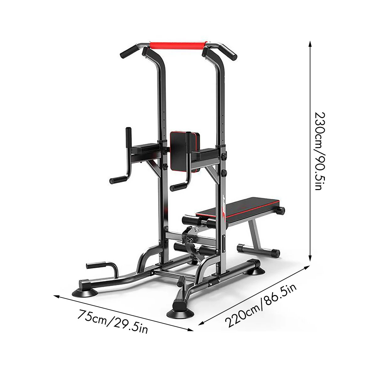 

Multifunction Pull Up Station Bar Muscle Strength Training Horizontal Bars Adjustable Parallel Bars Home Gym Fitness Equipment