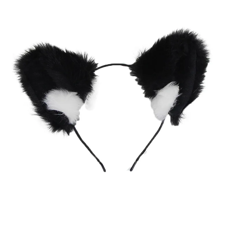 

Hairy Cat Ears Headband Cat System Girlfriend Net Red Soft Sister Super Cute Cos Hair Accessories New Fox Beast Ear Hairpin