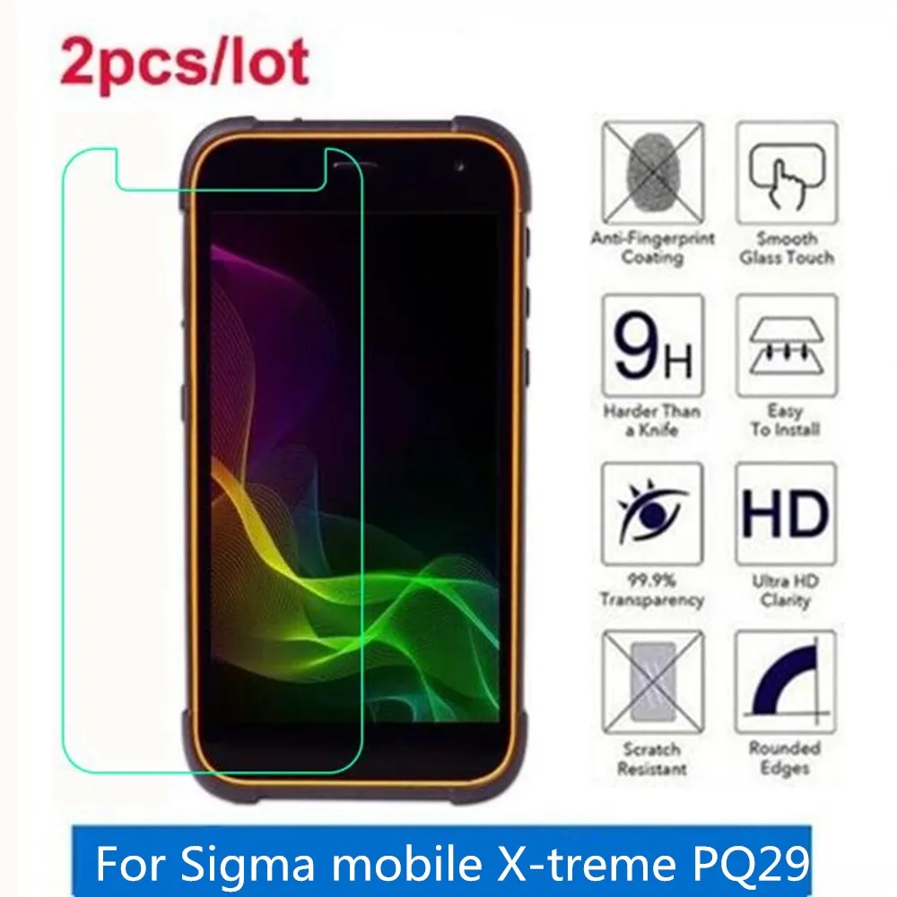 Закаленное стекло для Sigma mobile X treme PQ29 2.5D Премиум Защитная пленка экрана