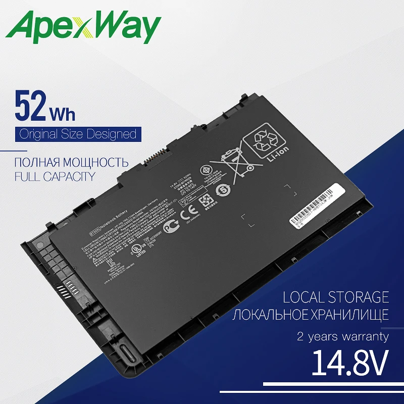 Apexway 14 8 V 52Wh BT04 BT04XL Новый аккумулятор для ноутбука HP EliteBook Folio 9470 9470M 696621 001 HSTNN DB3Z BA06