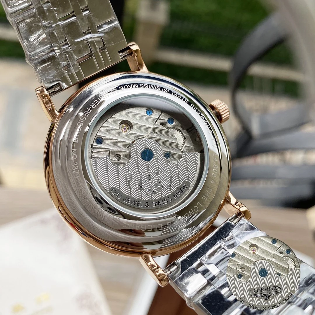 

Luxury Brand New Men Stainless Steel Automatic Mechanical Rose Gold Black White Limited Tourbillon MoonPhase Blue Sapphire Watch