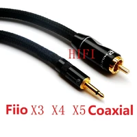 fiio player e18 x4 x5 x3 one generation kaiyin n5 n6 qian longsheng qa360 coaxial high quality 3 5 turn lotus rca audio cable