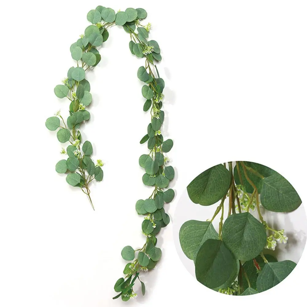 

2M Artificial InsRattan Ugali Gypsophila Rattan Fashion Creative Ornament Festive Silk Garland Foliage Wreath