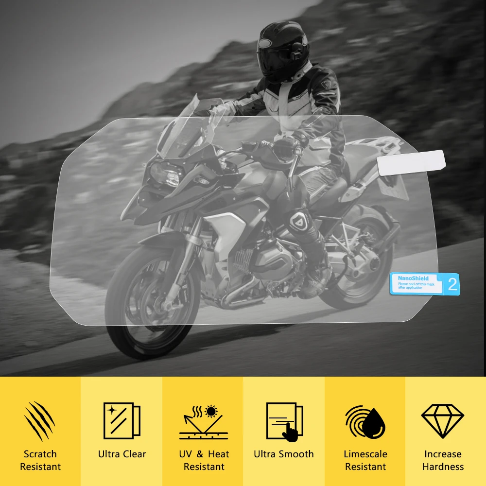 Пленка для BMW R1200GS R1250GS LC Adventure защита экрана от царапин GS 1200 1250 Adv 2018 2019|Накладки и