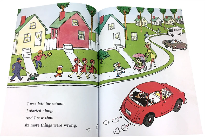 Wacky Wednesday DR.SEUSS Dr Seuss книги для детей Детские Обучающие английские игрушки игра |