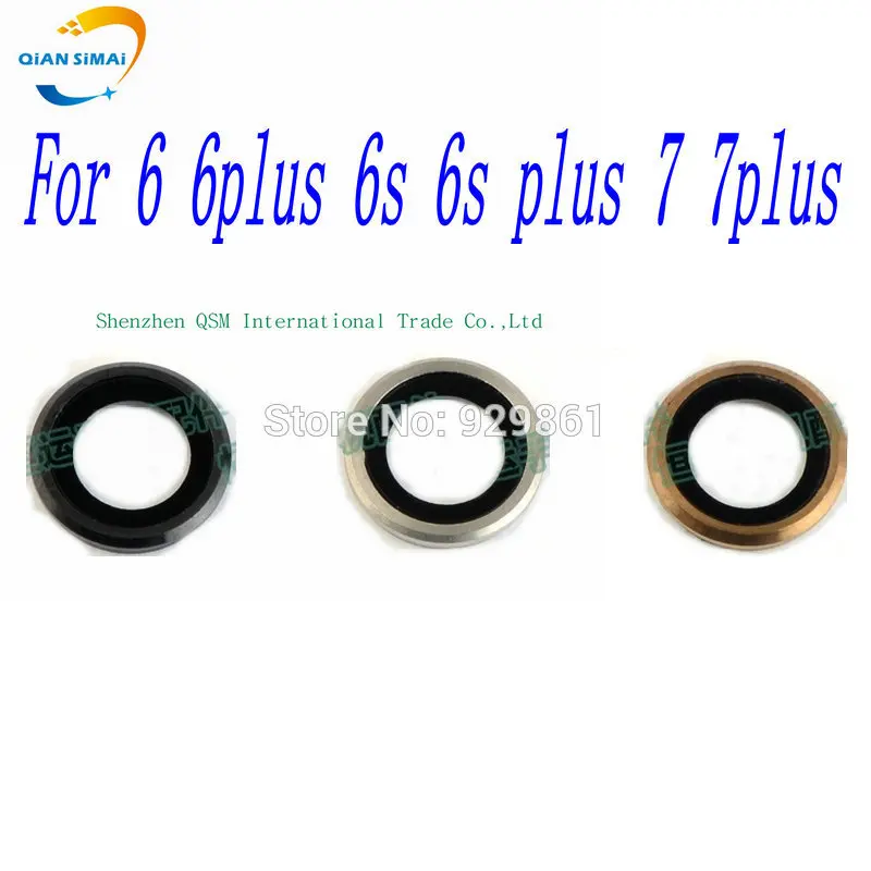 

Новая высококачественная стеклянная крышка для объектива камеры заднего вида с рамкой-держателем для телефона iphone 6 6s 7 8 Plus