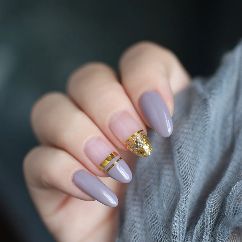 Блестки градиентные золотистые блестящие розовые для дизайна ногтей | Красота и