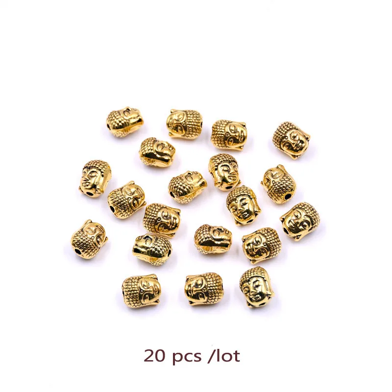 HYHONEY 20 шт./лот голова Будды сплав сделай сам для браслета ювелирные изделия ручной
