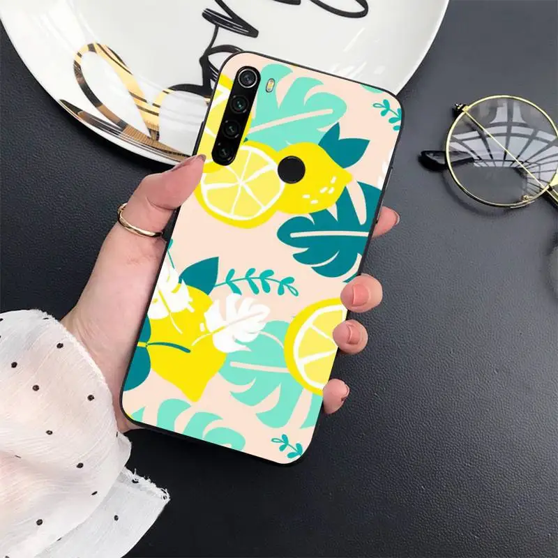 

Summer green leaves fruit Phone Case For Xiaomi Redmi 7 8 9t a3Pro 9se k20 mi8 max3 lite 9 note 9s 10 pro