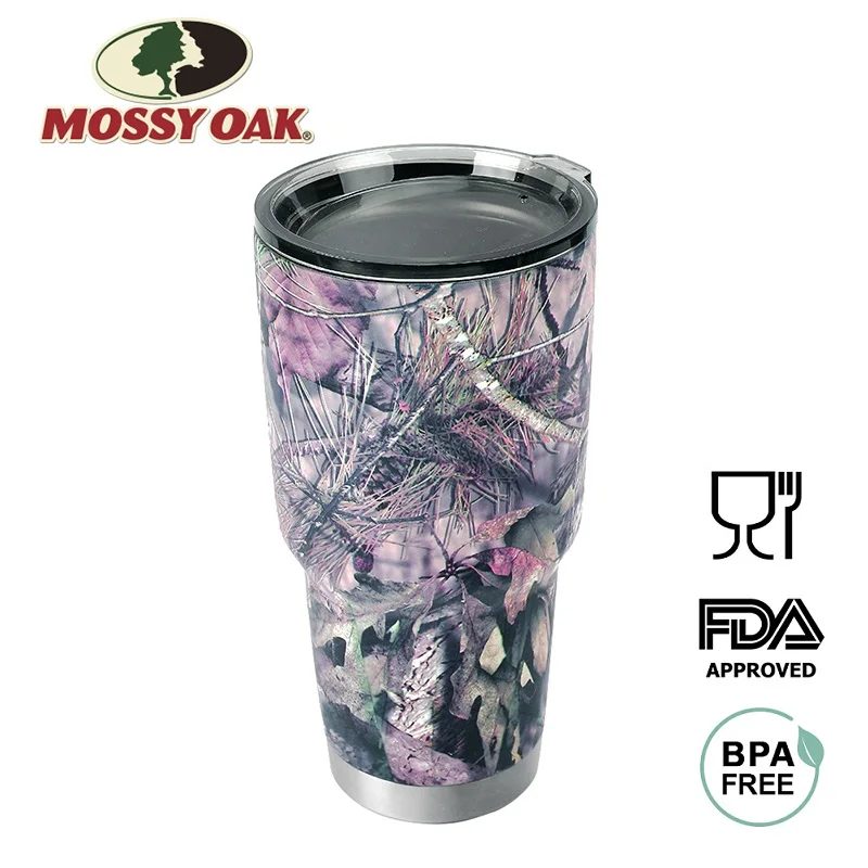 Вакуумная Изолированная кофейная чашка MOSSY OAK с двойными стенками 880 мл
