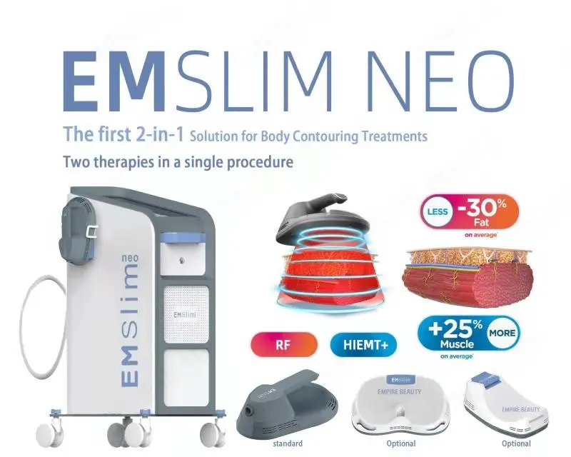 

2021 New Product HIEMT EMS Sculpting Burn Fat Build Muscle Body Contouring Shaping Machine EMSlim Neo HIEMT RF Radio Frequency