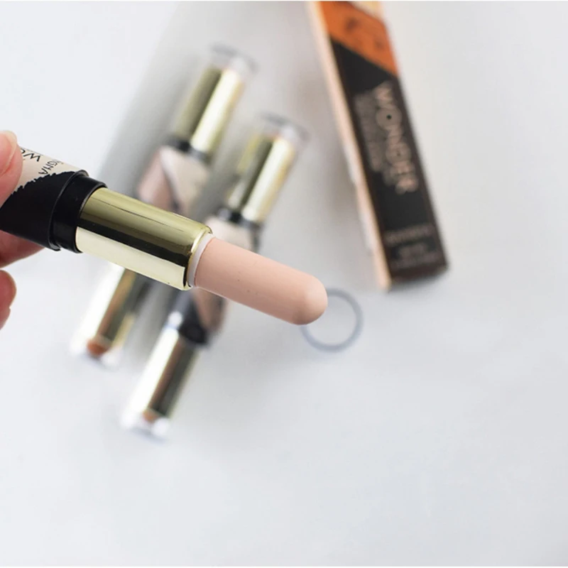 Бронзаторы светильник высокого качества Двойной консилер покрытие блеск