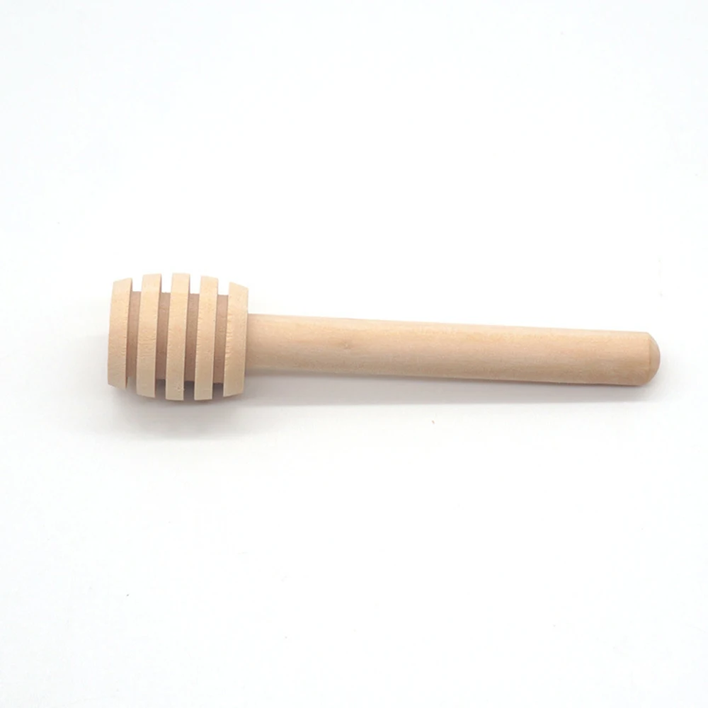 

24pcs 8cm Long Handle Wood Honey Stir Bar Practical Honey Mixing Stick Jar Spoon Supplies For Coffee Milk Tea Kitchen Tool