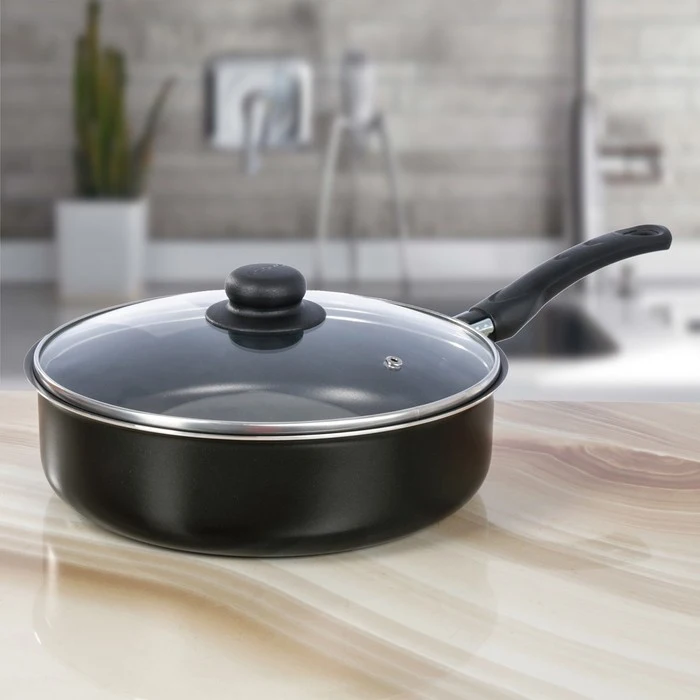 Сотейник Consul 3 7 л d=26 см с крышкой антипригарное покрытие|Кастрюли для супа и