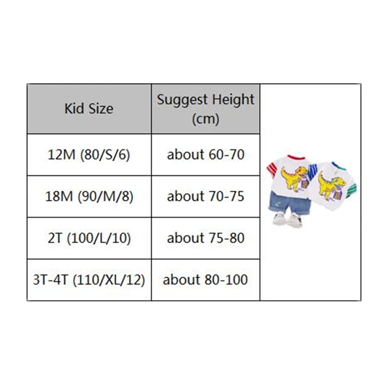 

Baby Kids Boys Clothes Sets Summer Casual Cotton Dinosaur T-shirt Shorts 2PCS Toddler Children Clothing Suit Outfits Tracksuit