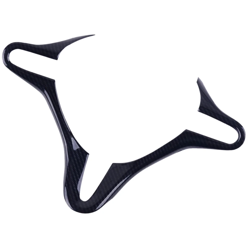 

Car Carbon Fiber Style Inner Steering Wheel Cover Trim Frame Fit for Honda FIT 2008 2009 2010 2011 2012 2013