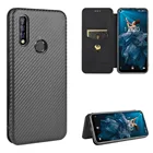 Чехол для Oukitel C17, роскошный флип-чехол из углеродного волокна, магнитный адсорбционный чехол для Oukitel C17 Pro C 17 OukitelC17, чехлы для телефонов