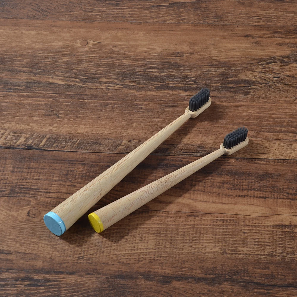 Новая зубная щетка из бамбукового волокна для родителей и ребенка 2 шт. в упаковке