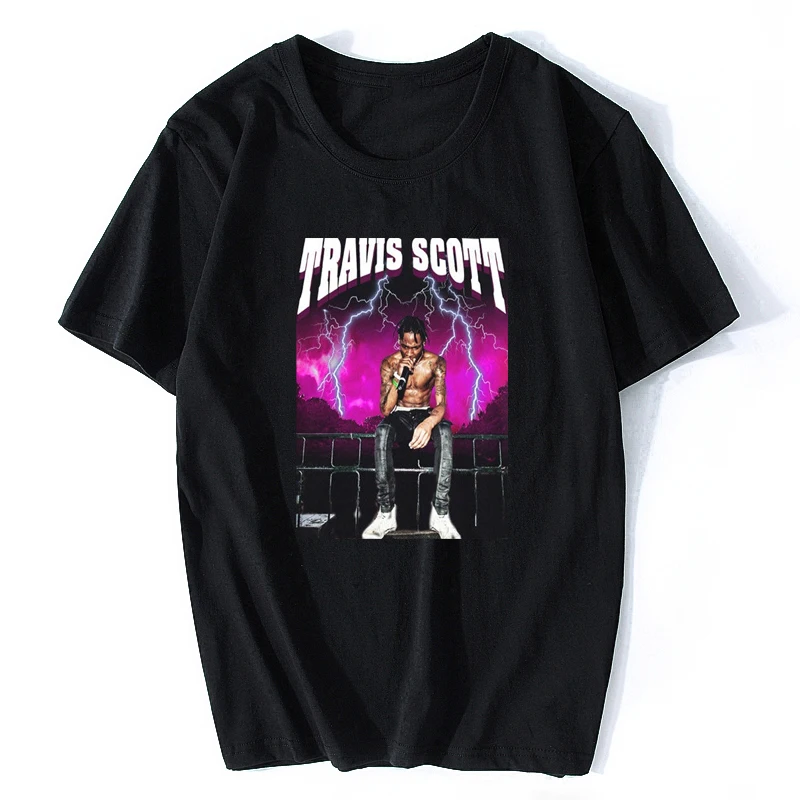 

Men's Harajuku style T-shirt, hip-hop fashion T-shirt, travis scott, astroworld, hope you are here, astroworld printed T-shirt