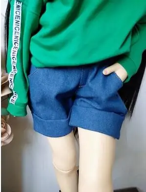 O light pants T02-X547 Blyth кукольные одежда 1/3 1/4 bjd 1/6 мягкого плюша; аксессуары для куклы свитер рваные джинсовые шорты 2 шт./компл - Цвет: O light pants