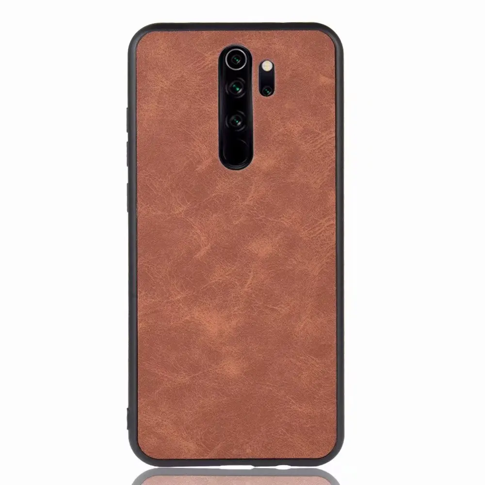 Кожаный чехол для Xiaomi Redmi Note 8 Pro телефона Твердый из полиуретана в стиле ретро Note8 |