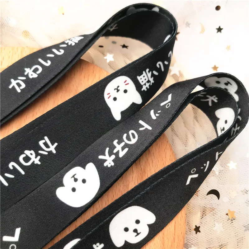 Веревка для телефона Kawaii dog cat Lanyards веревка ключей ID карт ремни в тренажерном зале