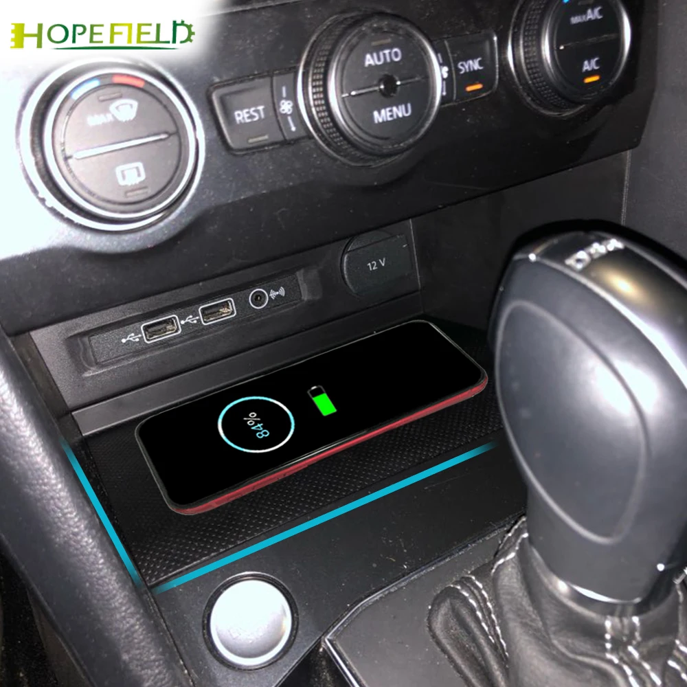 

Беспроводное зарядное устройство 10 Вт для VW Tiguan Allspace MK2 Tharu Atlas 2019 2018 2017