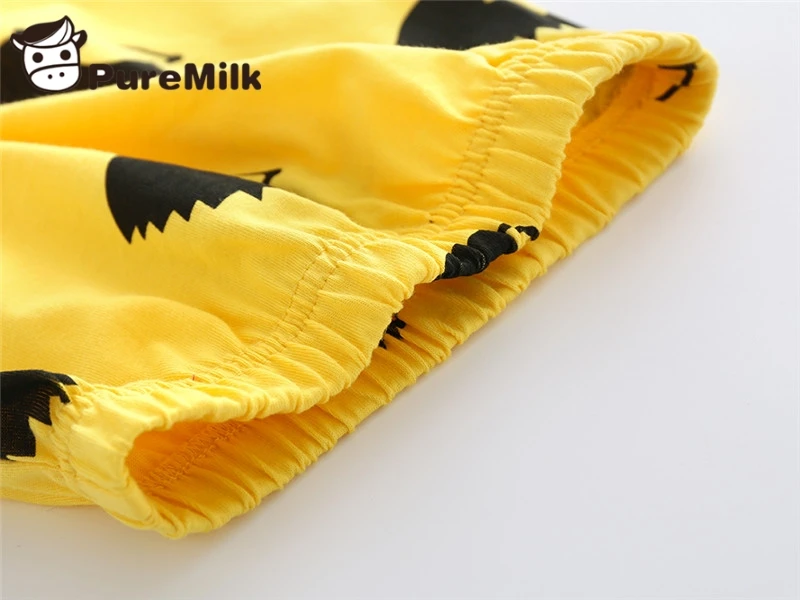 PureMilk комплект одежды для малышей Модная одежда маленьких мальчиков и девочек из 2