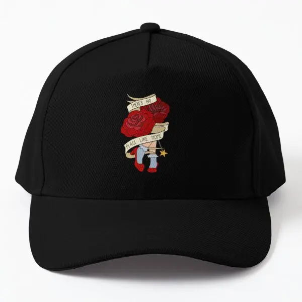 

There Is No Place Like Home Wizard Of O Baseball Cap Hat Hip Hop Snapback Casual Czapka Black Women Printed Spring Sport
