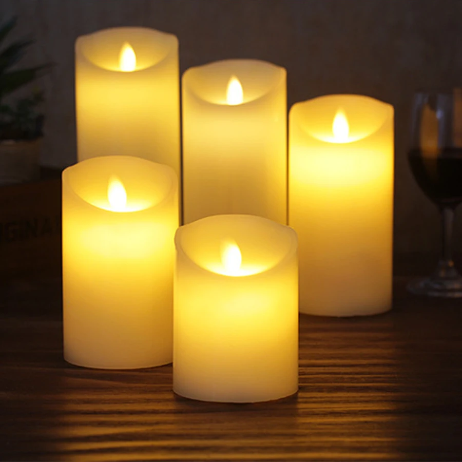 

Wedding party led candle lamp soft cabinet Christmas atmosphere propsA466