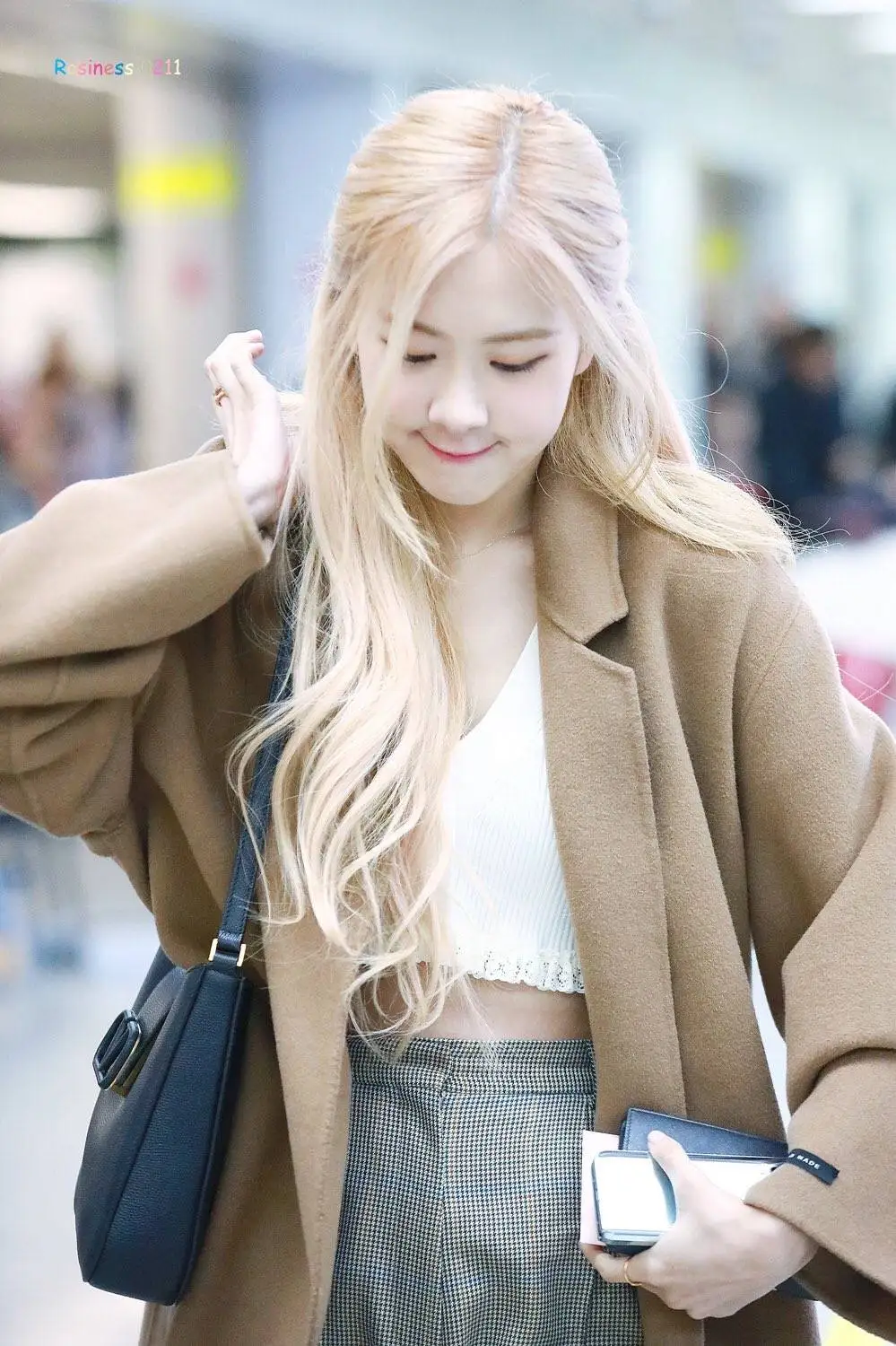 Женская шерстяная куртка kpop в Корейском стиле длинная приталенная элегантная