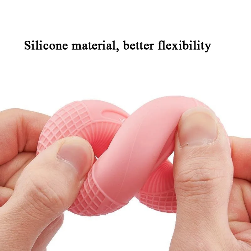 

Silicone Adjustable Hand Grip Trainer Gripping Hand Griper Ring Finger Forearm Carpal Expander Workout Exercise Gym Fitness