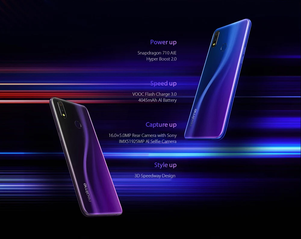 Realme 3 Pro, 6,3 дюймов, 4G смартфон, 25 МП, фронтальная камера, четыре ядра, 6 ГБ ОЗУ, 128 Гб ПЗУ, 4045 мАч, многоязычие, мобильный телефон