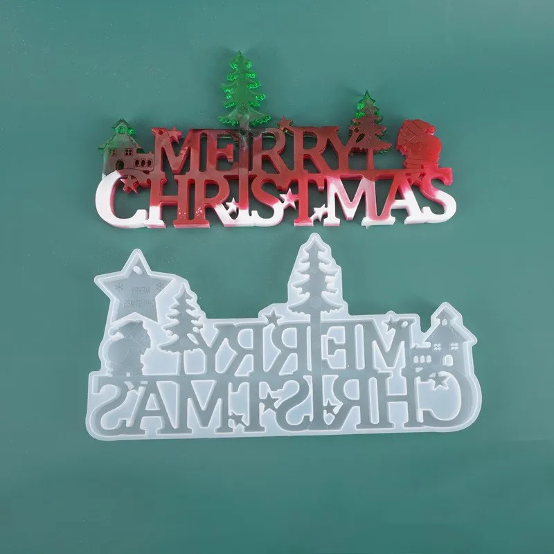 Прозрачная эпоксидная форма сделай сам из смолы украшение на рождество