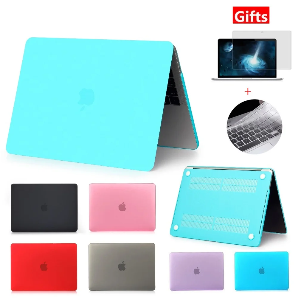 Жесткий чехол для ноутбука матовый нового MacBook Pro Touch Bar 13 A2159 Mac Book Air 11 15 Retina
