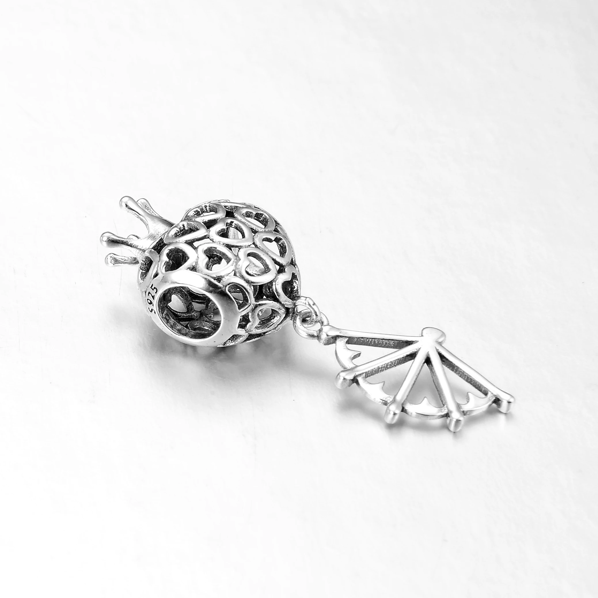 Красивые Подвески в виде сердца принцессы из стерлингового серебра 925 пробы с